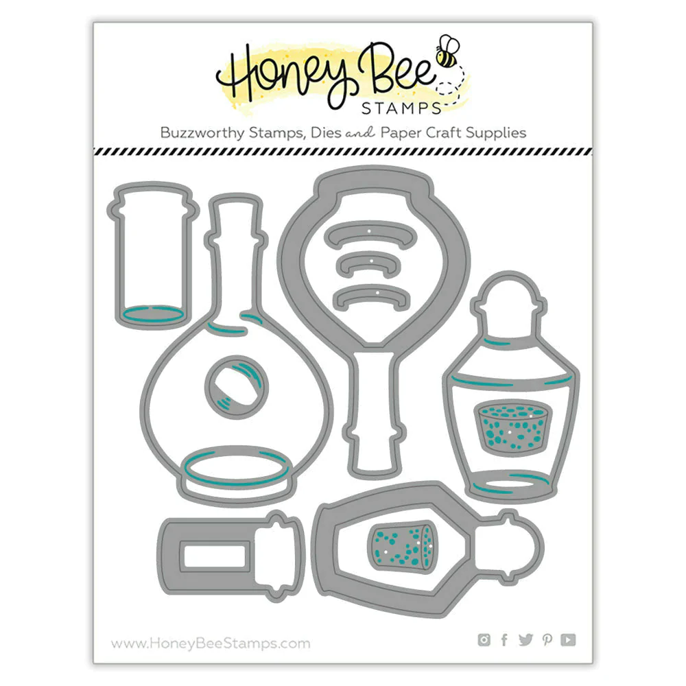 Honey Bee - Perfect Potions Shaker Jars - Honey Cuts