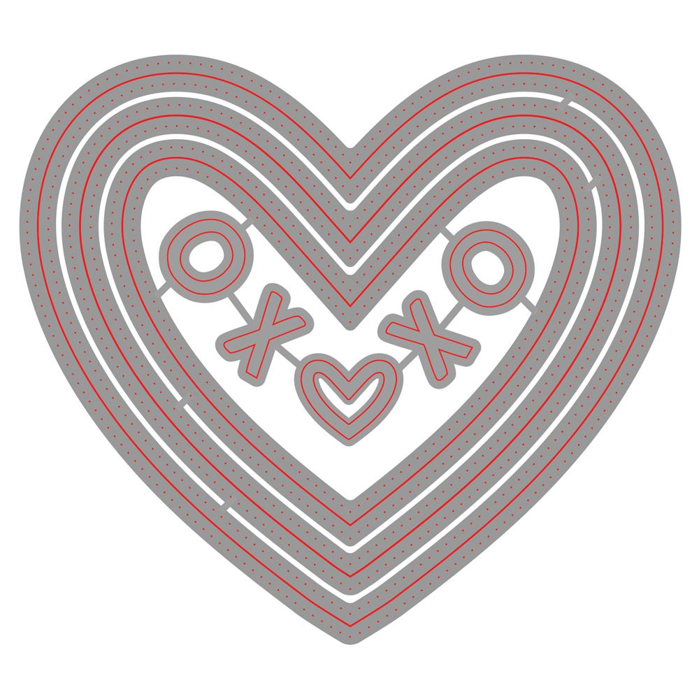 Honey Bee - Pierced XOXO Hearts | Honey Cuts