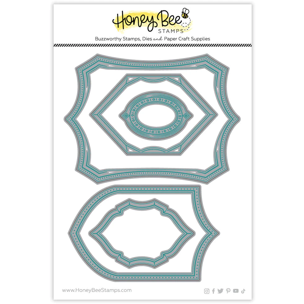 Honey Bee - Shield Layering Frames - Honey Cuts