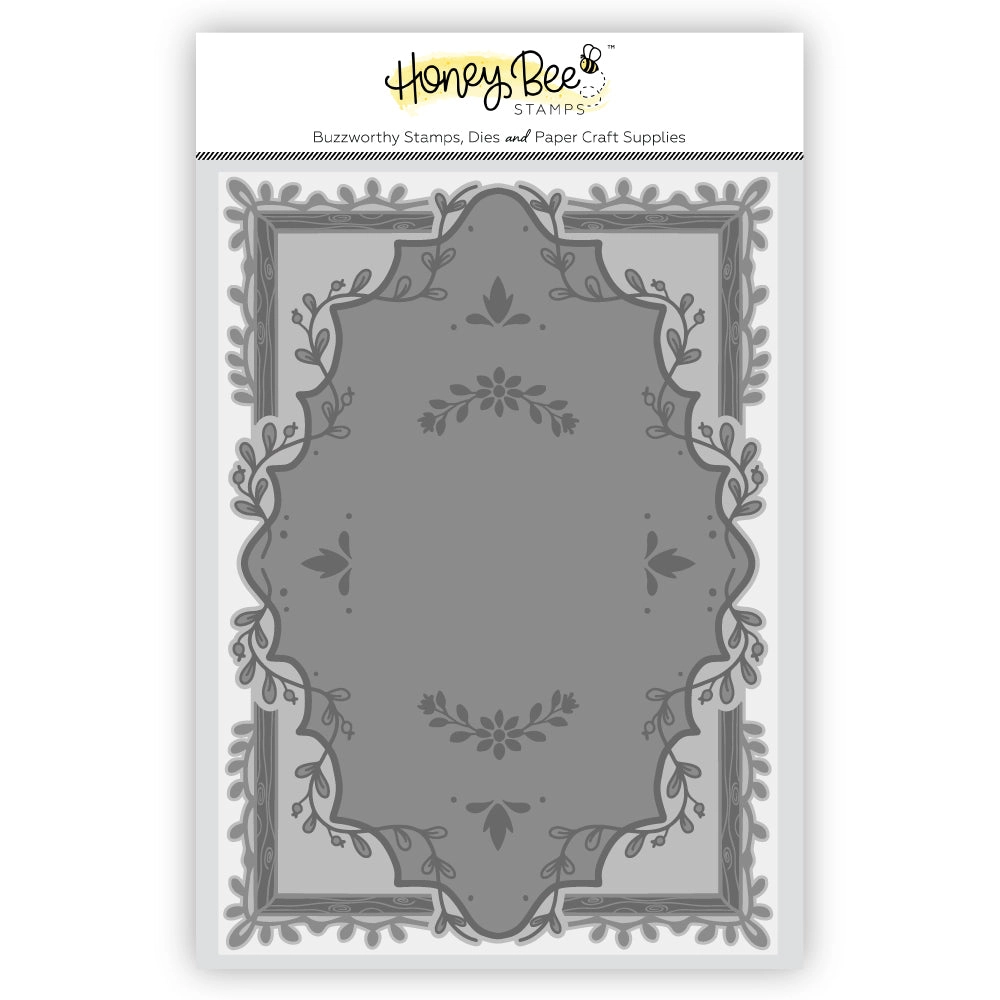 **NEW* - Honey Bee - Framed In Fall - 3D Embossing Folder