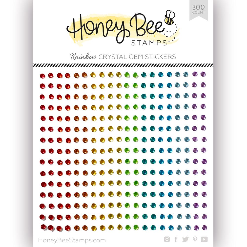 Honey Bee - Rainbow Gem Stickers | 300 Count