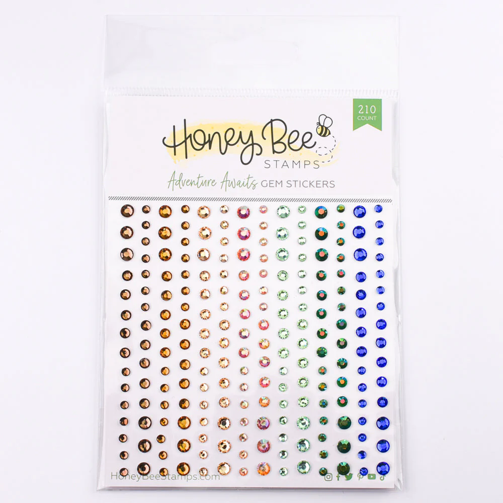 Honey Bee - Adventure Awaits Gem Stickers - 210 Count