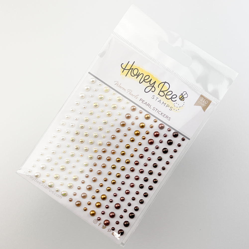 Honey Bee - Pearl Stickers | 210 Count | Warm Pearls