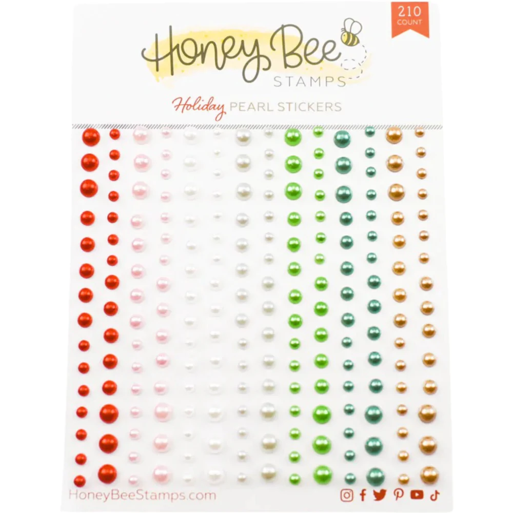 Honey Bee - Holiday Pearls - Pearl Stickers - 210 Count