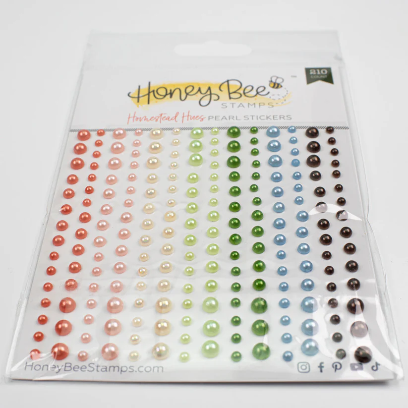 **NEW* - Honey Bee - Homestead Hues - Pearl Stickers - 210 Count