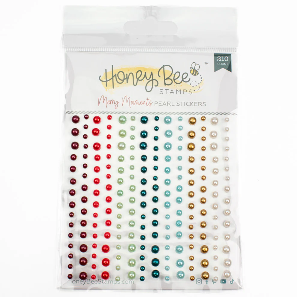 **NEW* - Honey Bee - Merry Moments - Pearl Stickers - 210 Count