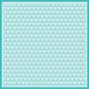 Honey Bee - Scalloped Shingles | Background Stencil
