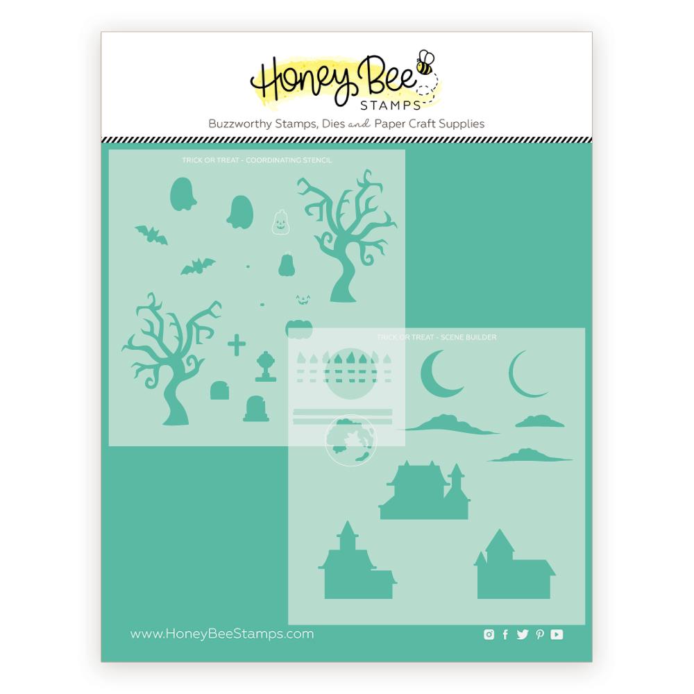 Honey Bee - Trick Or Treat | Stencils | Set of 2