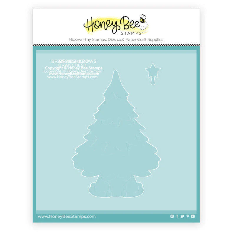 Honey Bee - Grandma's Christmas Tree - Set of 3 Coordinating Stencils