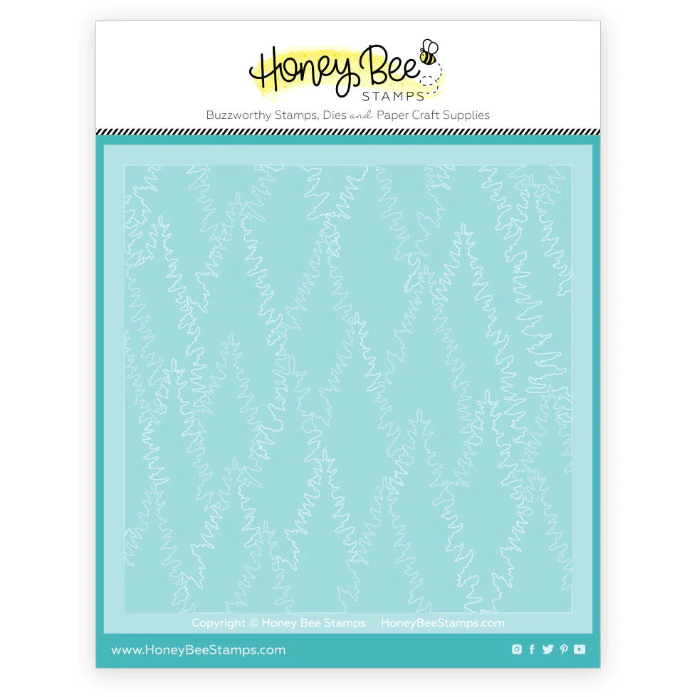 Honey Bee - Tall Pines Set Of 4 Layering Stencils