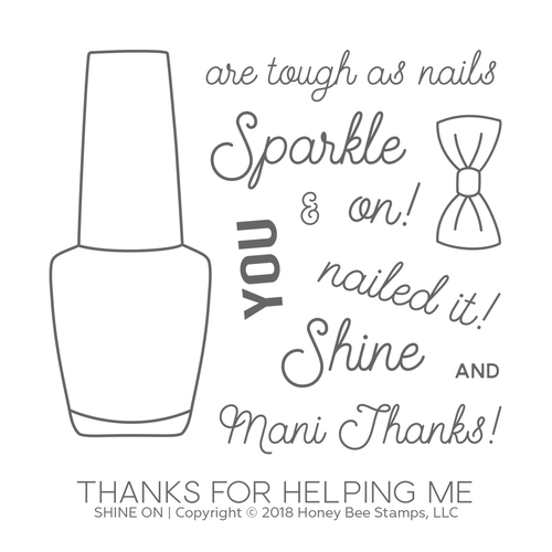 Honey Bee - Shine On | 4x4 Stamp Set