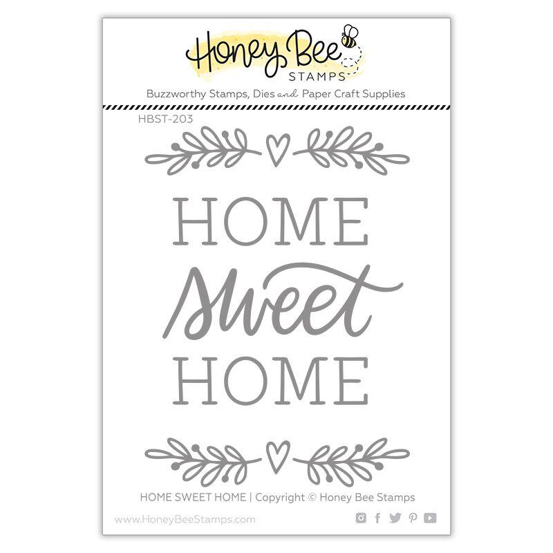 Honey Bee - Home, Sweet Home | 3x4 Stamp Set