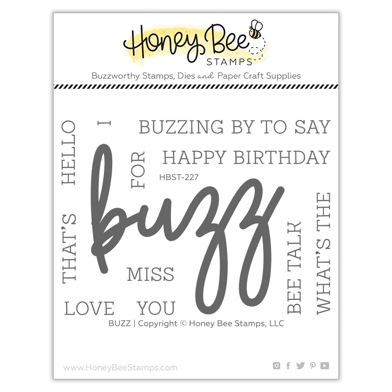 Honey Bee - Buzz | 3x4 Stamp Set