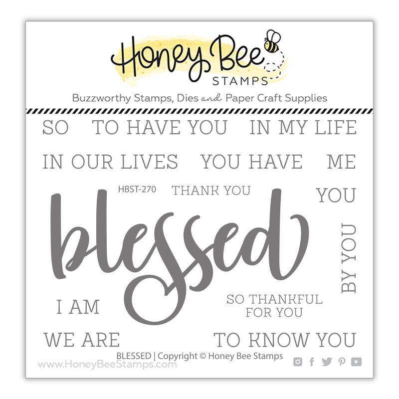 Honey Bee - Blessed | 3x4 Stamp Set