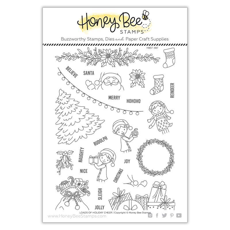 Honey Bee - Loads Of Holiday Cheer | 6x8 Stamp Set