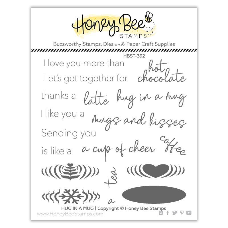 Honey Bee - Hug In A Mug | 4x4 Stamp Set