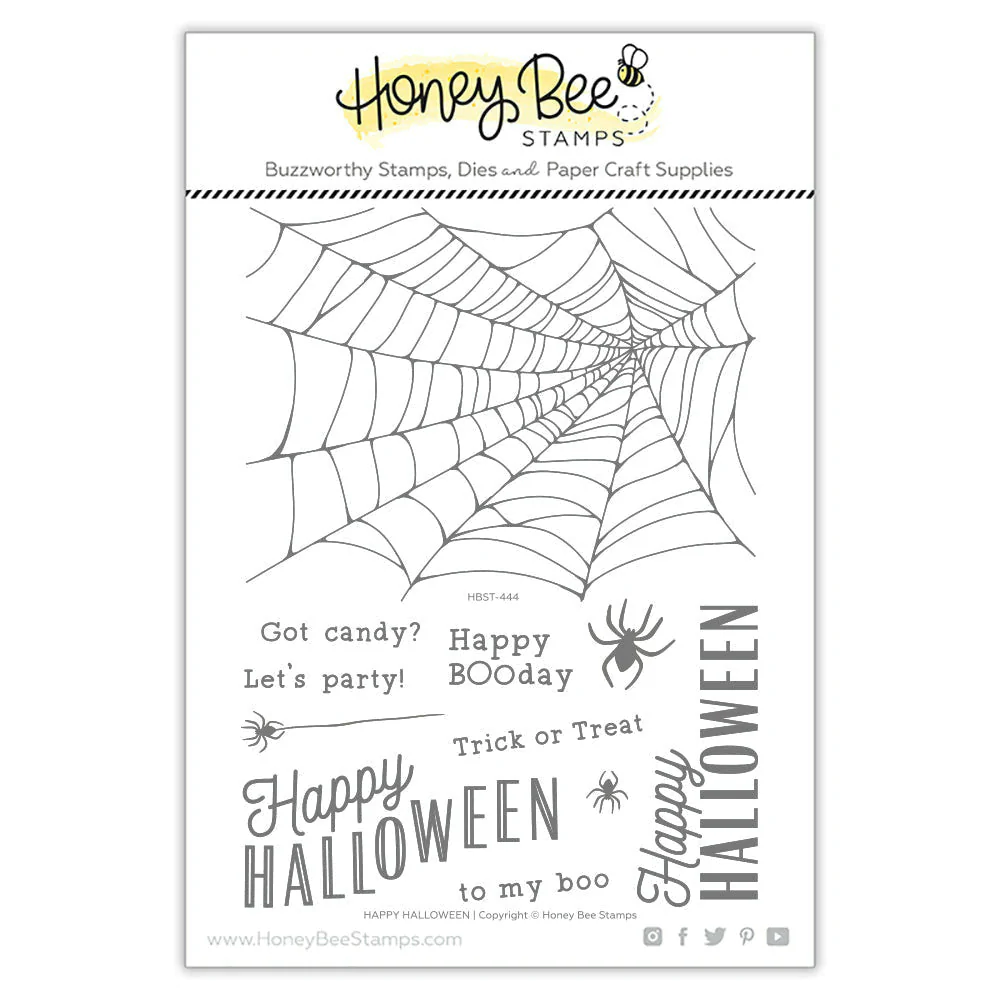 Honey Bee - Happy Halloween - 6x8 Stamp Set