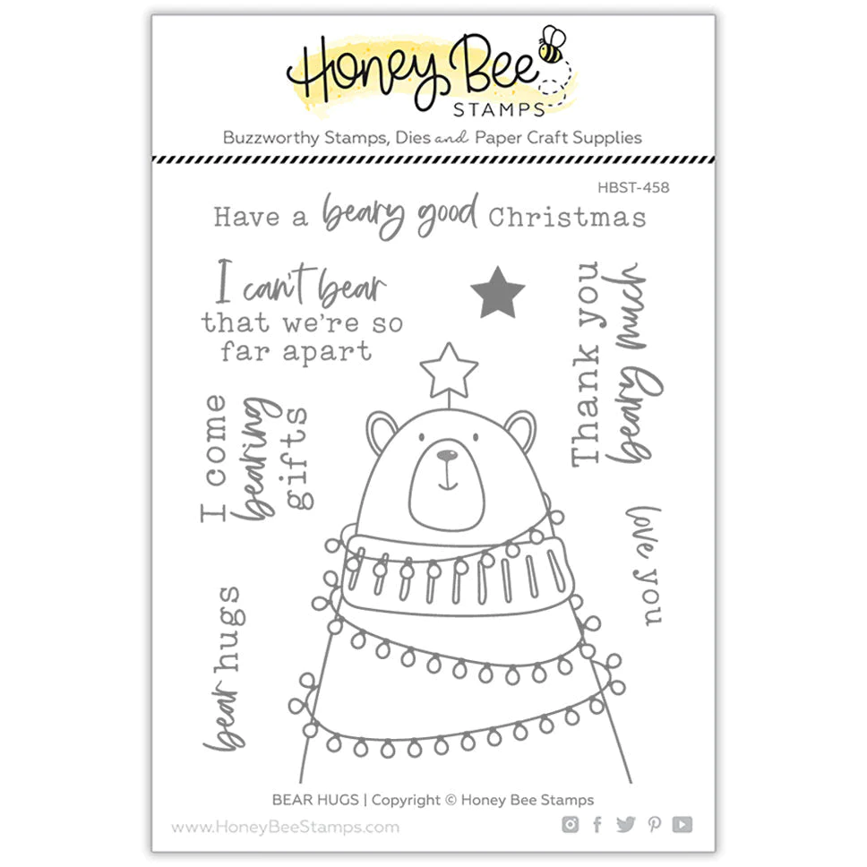 Honey Bee - Bear Hugs - 4x5 Stamp Set