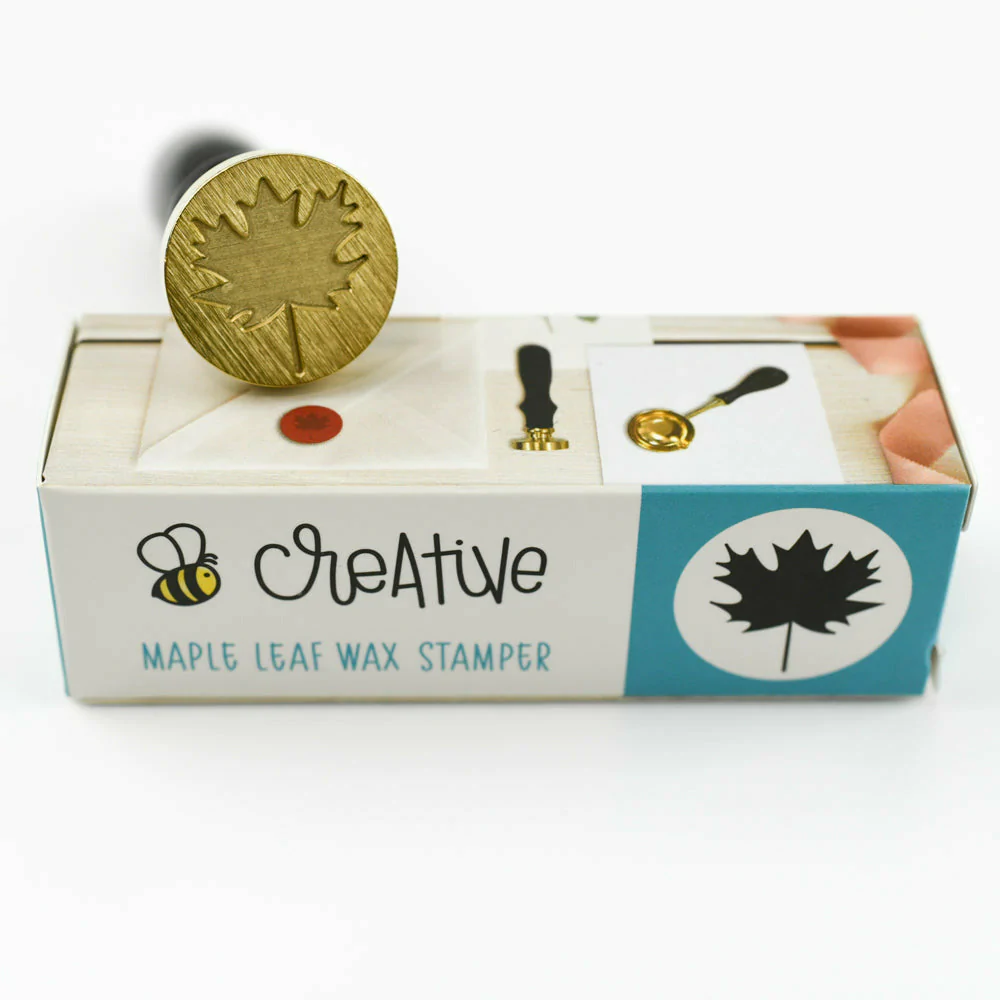 Honey Bee - Maple Leaf - Wax Stamper