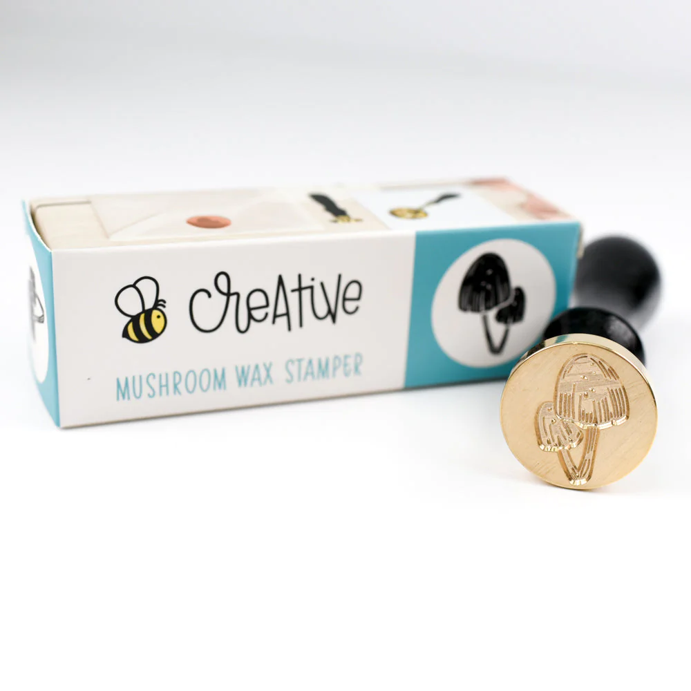 Honey Bee - Mushroom - Wax Stamper