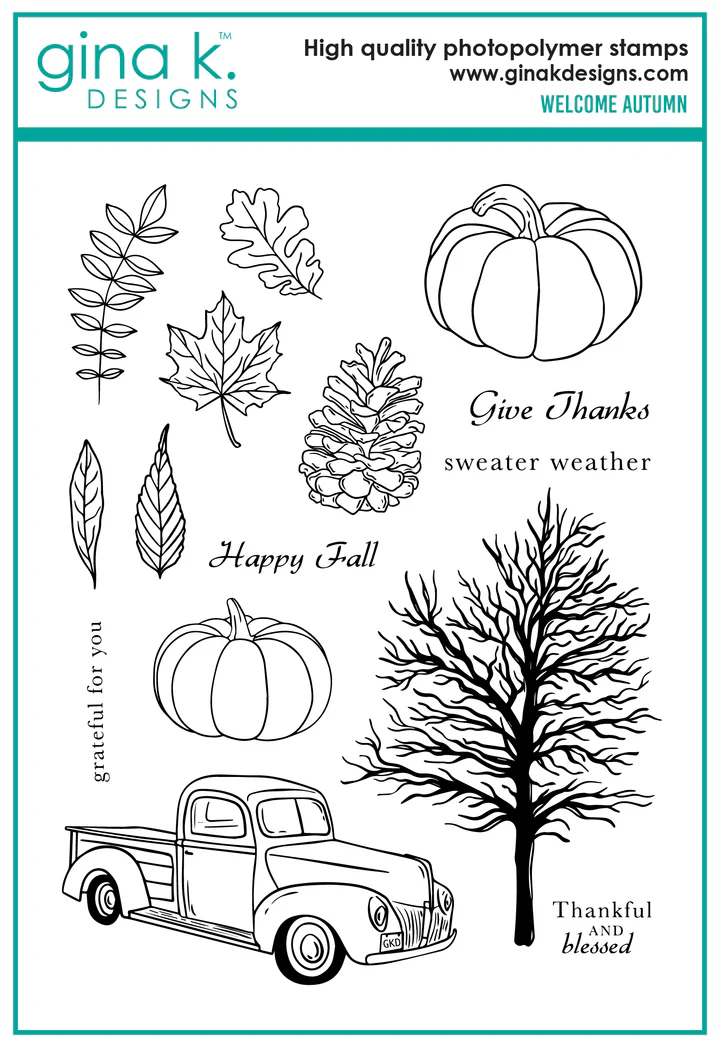 Gina K Designs - Welcome Autumn - STAMPS