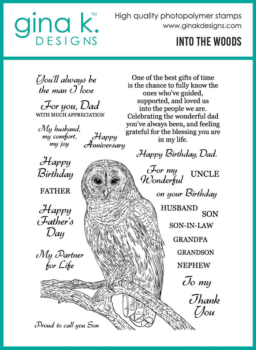 Gina K Designs - Into the Woods - STAMPS