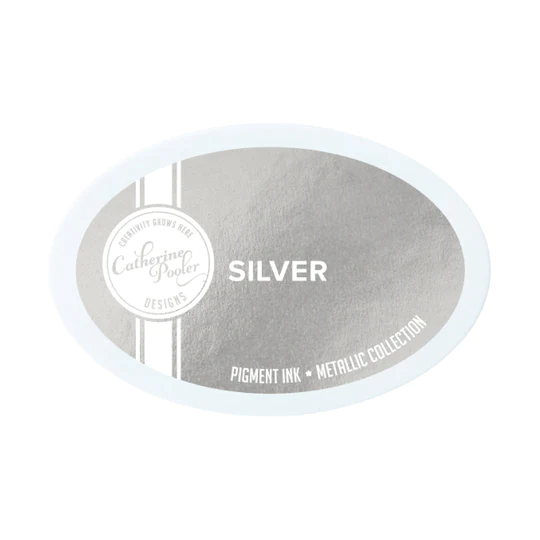 Catherine Pooler - Silver Metallic Pigment - INK PAD