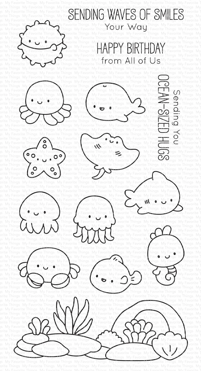 My Favorite Things - JB Ocean-Sized Hugs STAMP AND MATCHING DIE