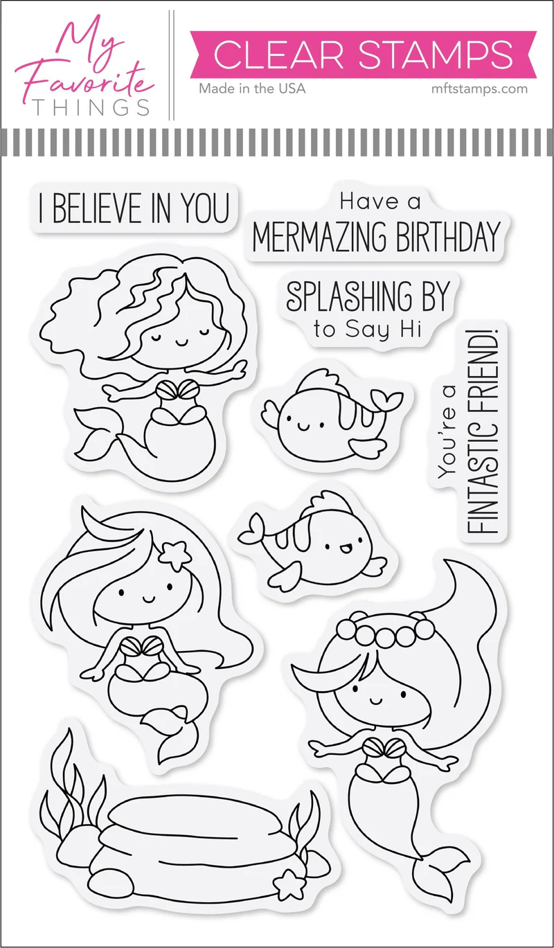 My Favorite Things - JB Fintastic Friends STAMP AND MATCHING DIE