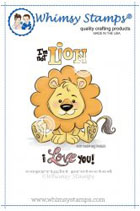 Whimsy Stamps - Lion Love - Krista Heij-Barber