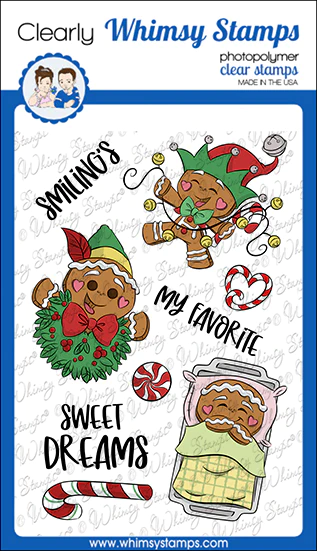 Whimsy Stamps - Gingerbread Dreams Clear Stamps