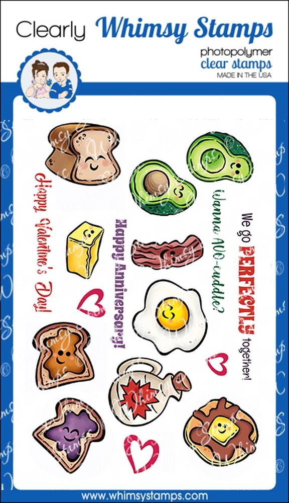 Whimsy Stamps - We Go Perfectly Together Clear Stamps