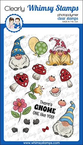 Whimsy Stamps - Gnomies Clear