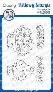 Whimsy Stamps - Sundae Funday - Clear Stamps