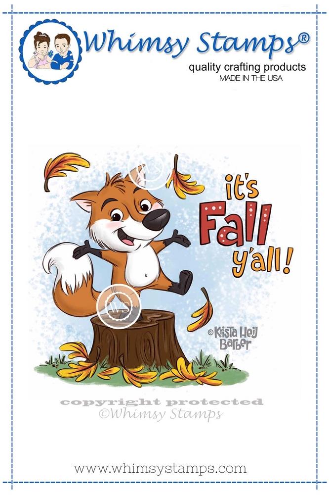 Whimsy Stamps - Fall Fox
