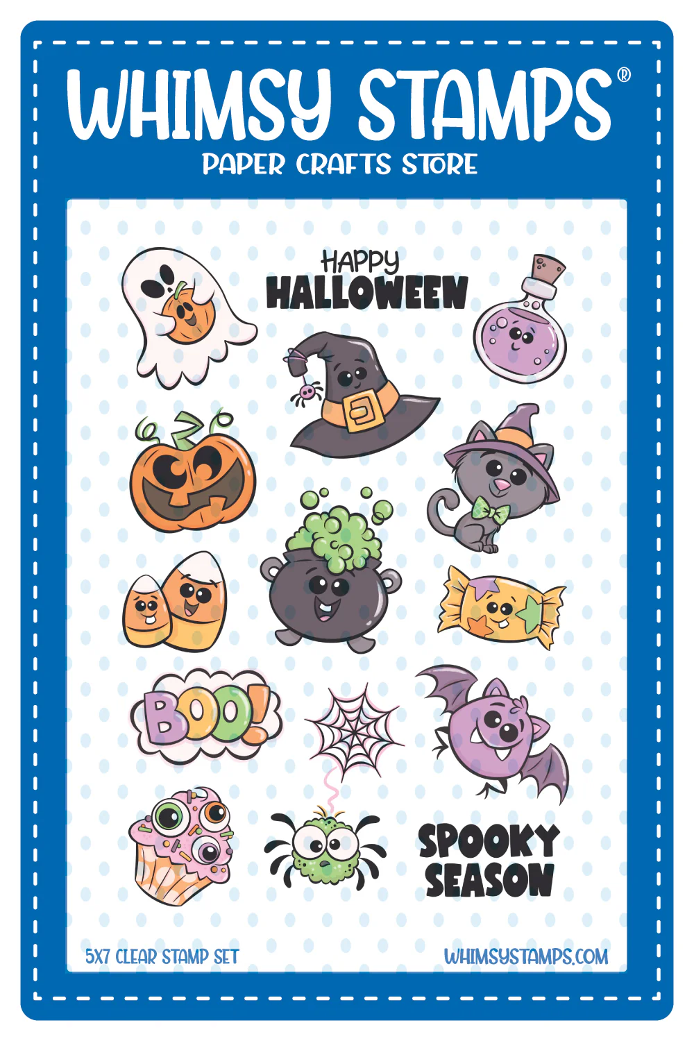 Whimsy Stamps - Spooky Season Icons Clear Stamps