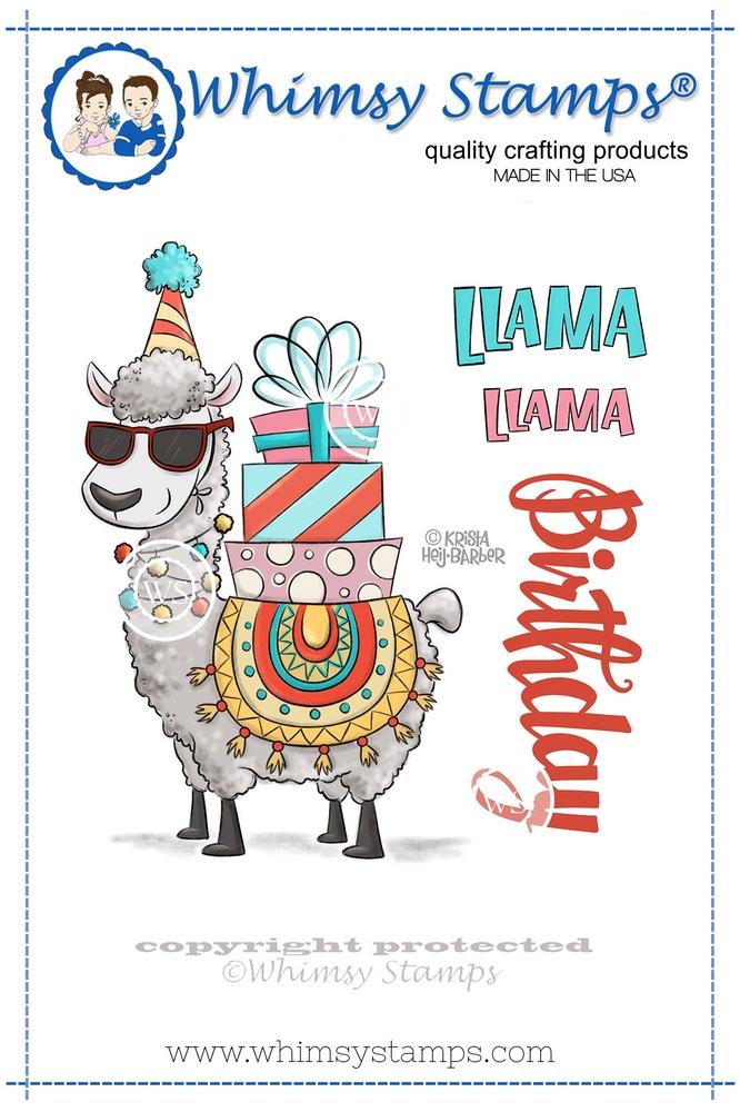 Whimsy Stamps - Llama Birthday