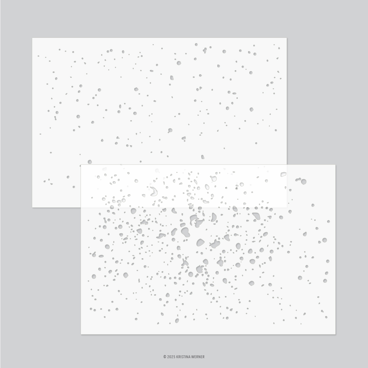 Concord & 9th - Splatter Texture Stencil Pack (2 qty; 6 x 9)
