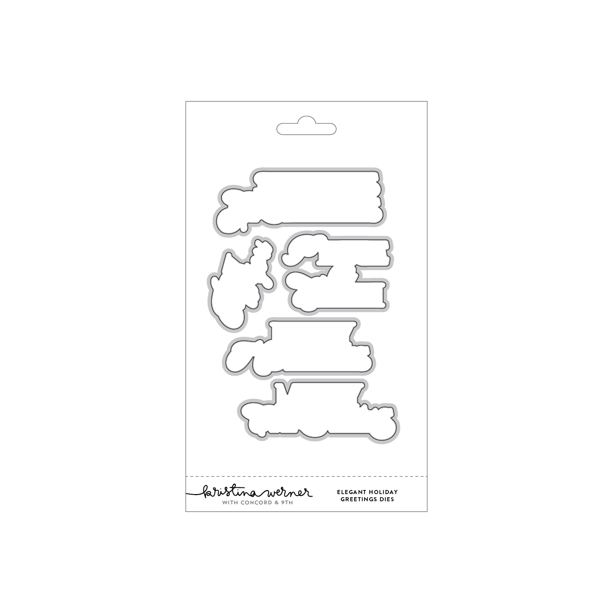 **NEW* - Concord & 9th - Elegant Holiday Greetings Dies