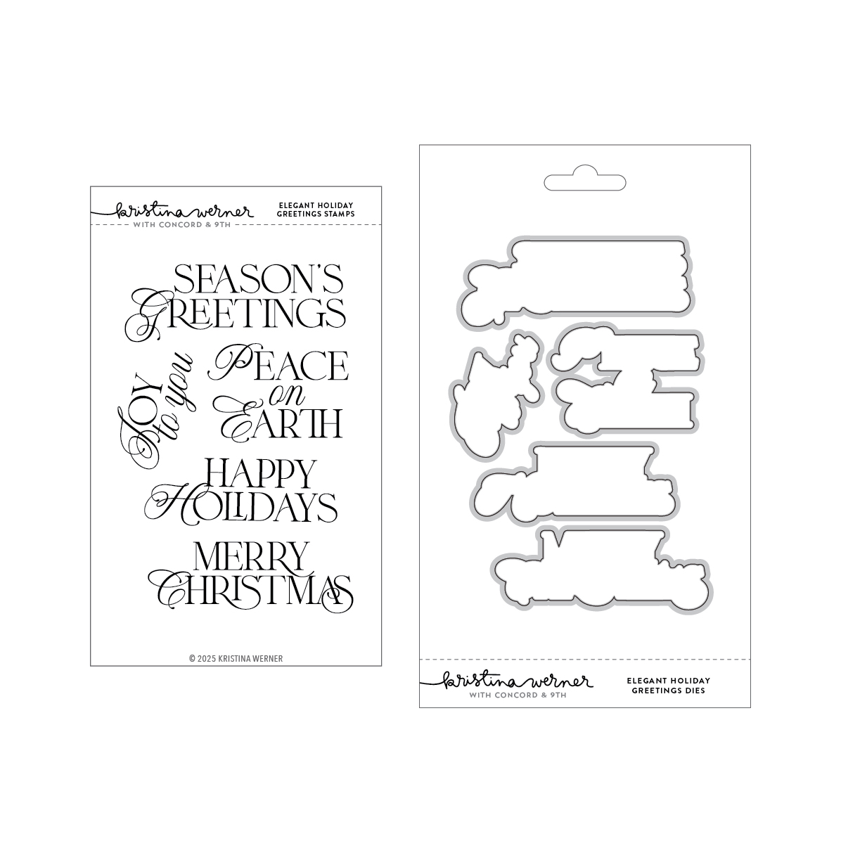 **NEW* - Concord & 9th - Elegant Holiday Greetings Bundle