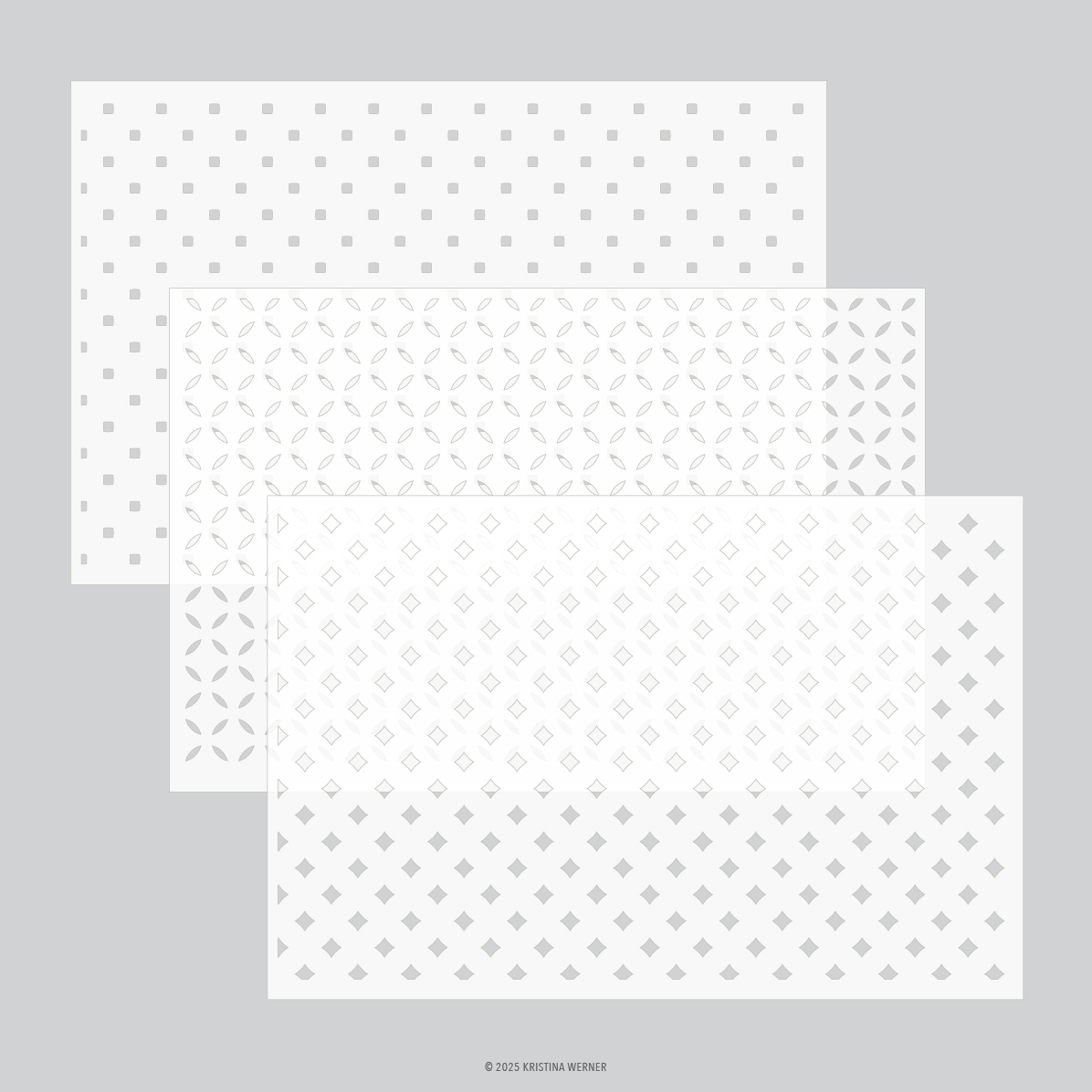 Concord & 9th - Florence Stencil Pack (3 qty; 6 x 9)
