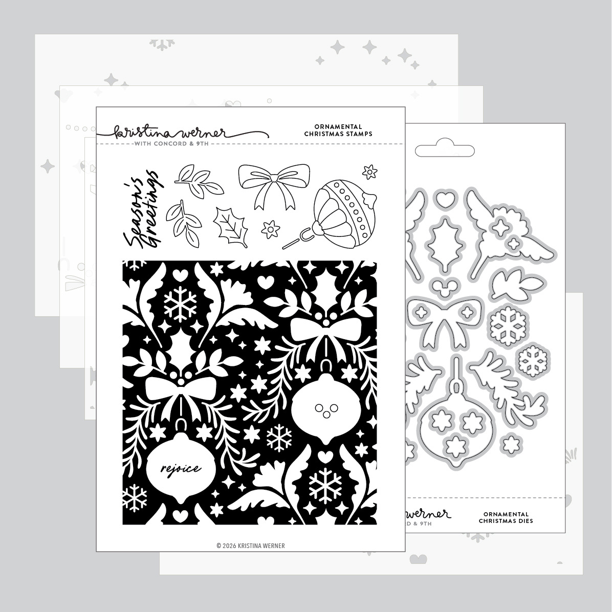 **NEW* - Concord & 9th - Ornamental Christmas Bundle (3 items)