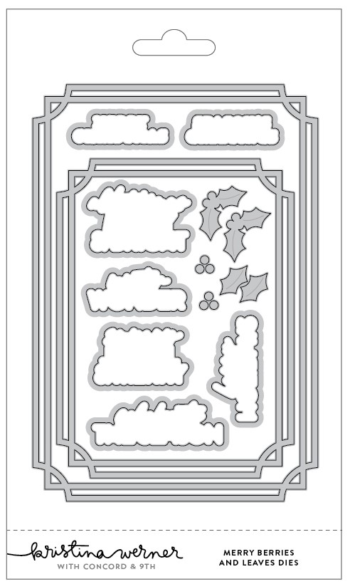 **NEW* - Concord & 9th - Merry Berries and Leaves Dies
