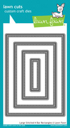 Lawn Fawn- Lawn Cuts - Large Stitched 4 Bar Rectangle