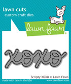 Lawn Fawn- Lawn Cuts - Scripty XOXO Die