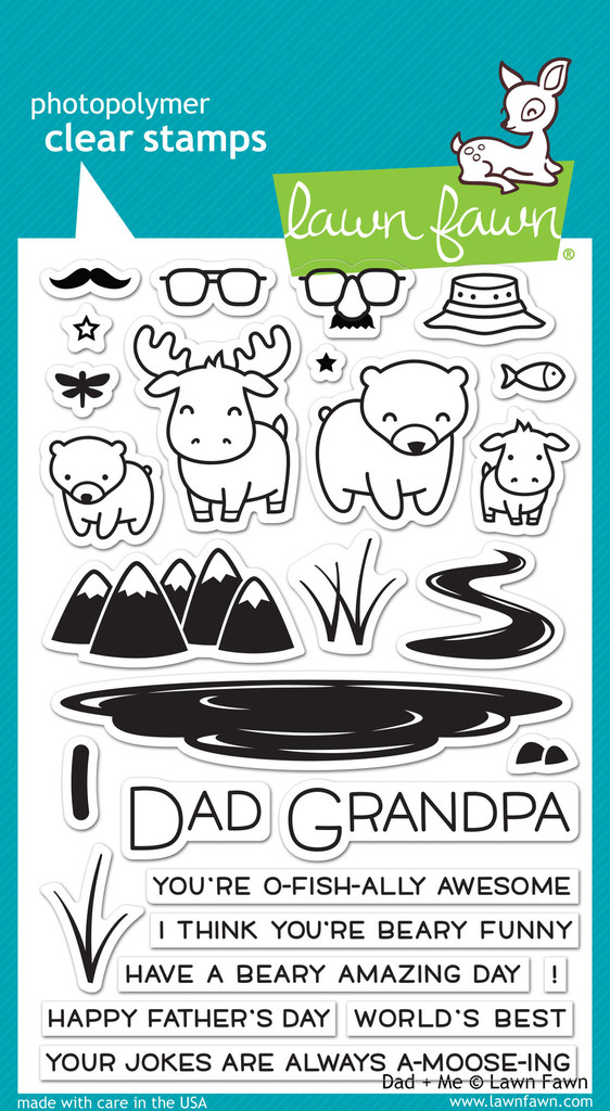 Lawn Fawn- Stamps - Dad + Me