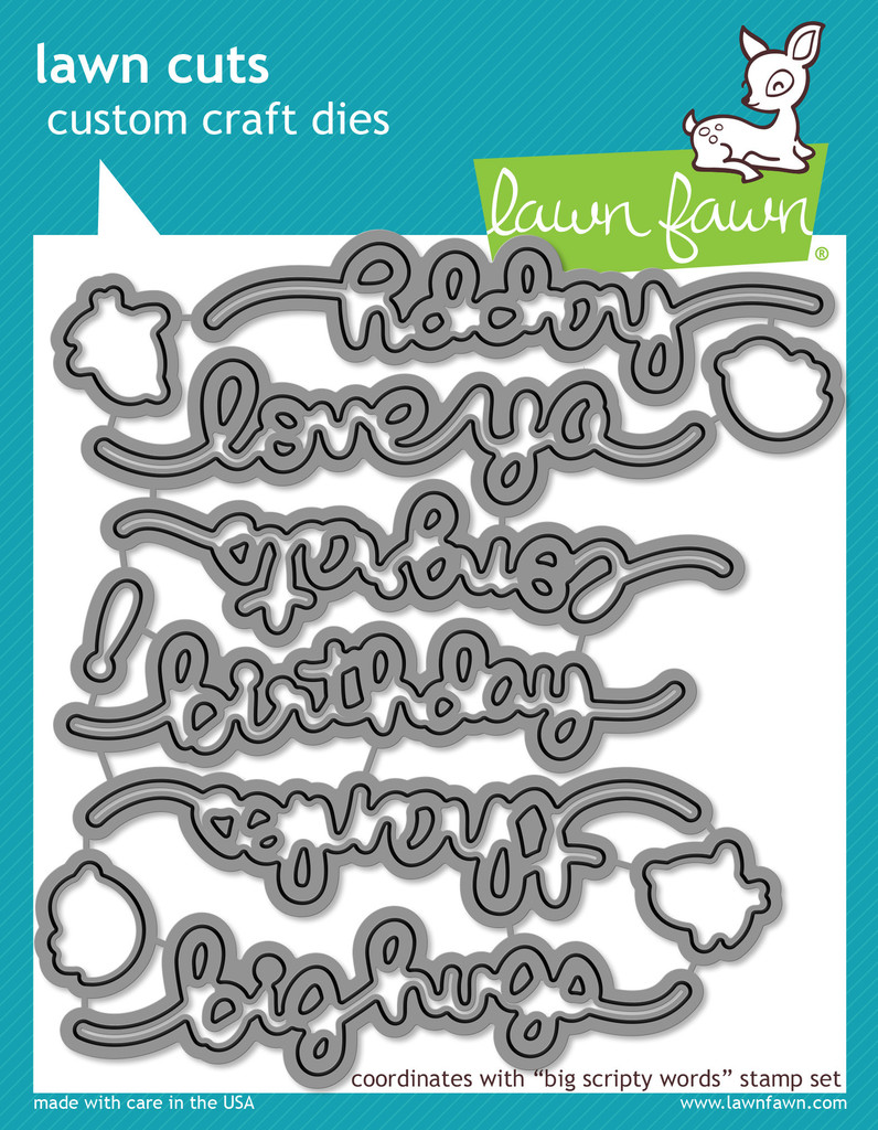 Lawn Fawn- Lawn Cuts -  Big Scripty Words