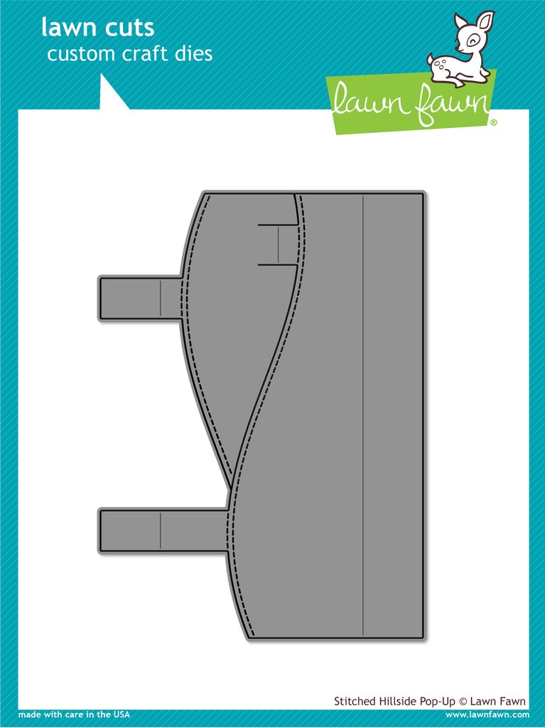 Lawn Fawn- Lawn Cuts -  stitched hillside pop-up (SO)