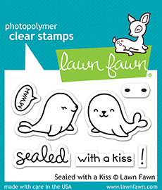 Lawn Fawn - sealed with a kiss
