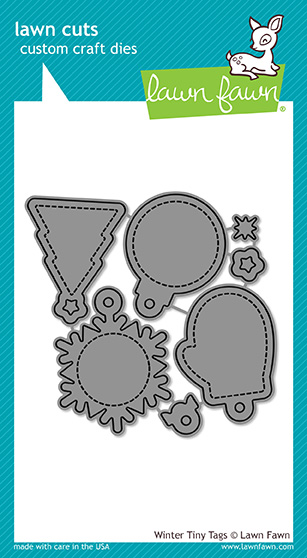 Lawn Fawn - winter tiny tags